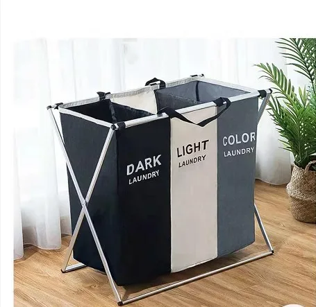 Foldable Two sorter laundry hamper