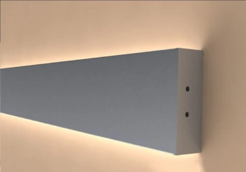 
Up and Down Led Profile Light With Two Led Strip linear led profile for interior lighting 
