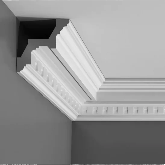 Polyurethane Pop Foam Cornices Frame Moulding False Ceiling Moulding for House Design PU cornice Ceiling decoration line