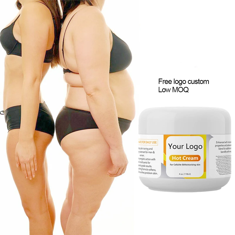  OEM ODM Your Logo Weight Loss Hot Cream Slimming Fat Burn Private