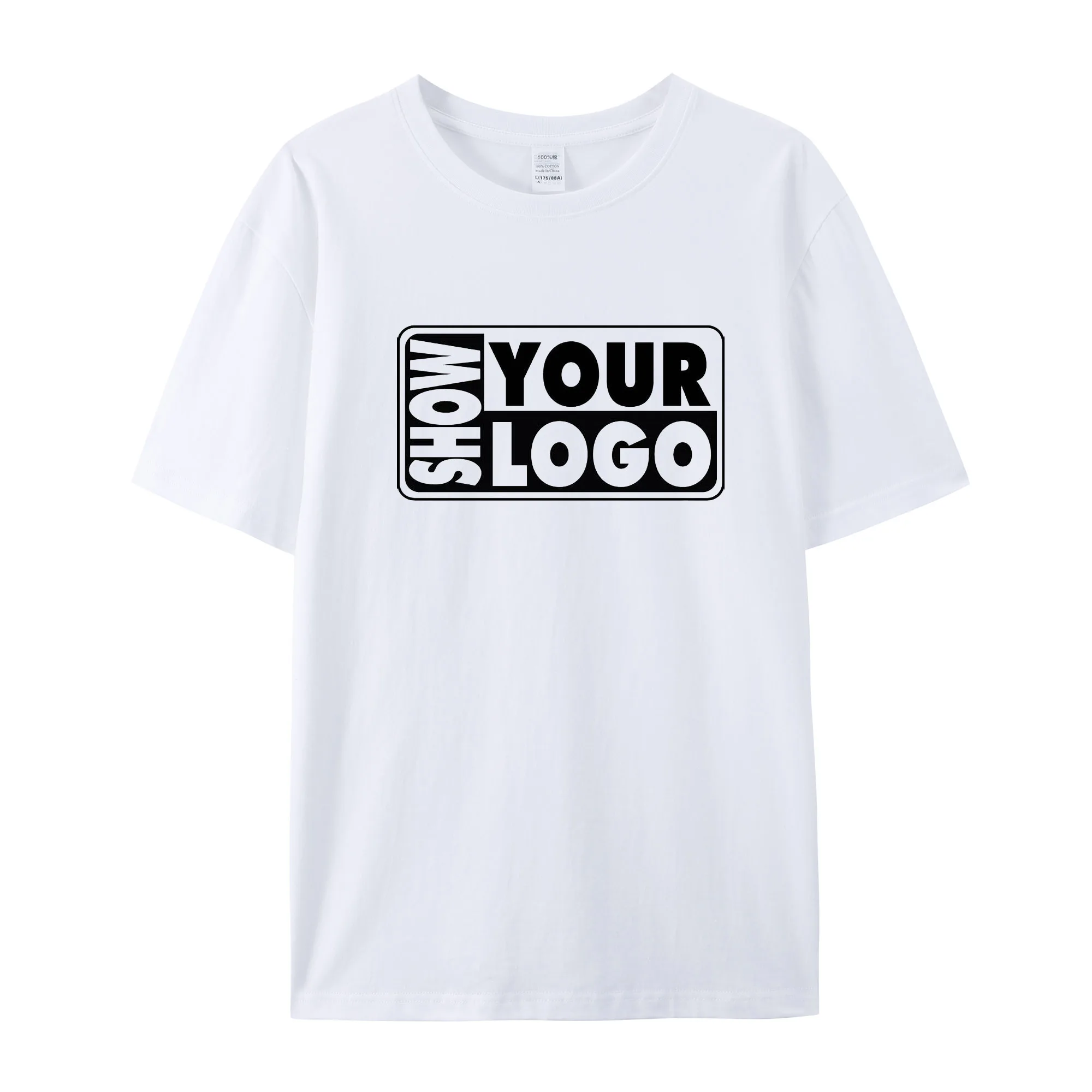 LS-78000 35% cotton 65% polyester 180gsm Regular Size  t Shirt   Printing Custom T shirt with Your Logo
