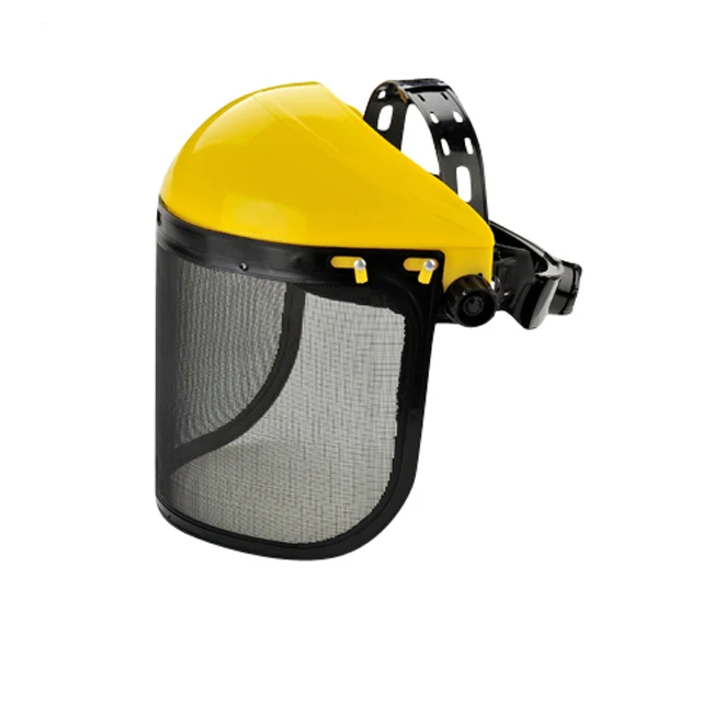 Guardrite Brand Outdoor Work Mesh Type Safety Face Shield With Adjustable Head