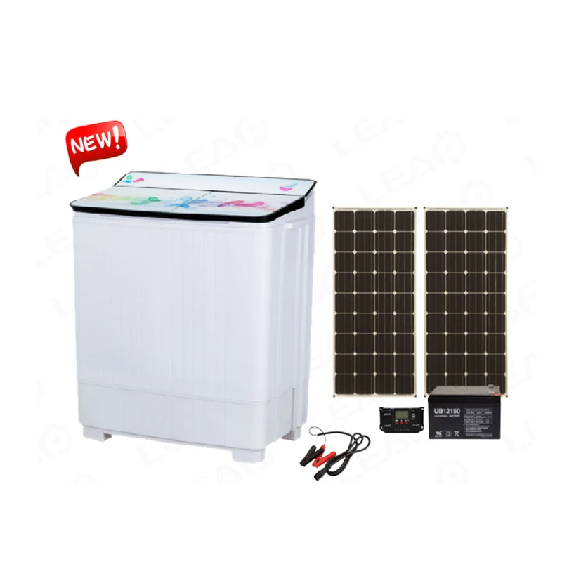 Factory Hot Sale Dc Plastic Wash Machine Solar 12V Washing Machine  With Washing And Dry