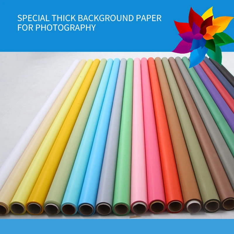 OEM Custom Roll Photography Studio Photo Shoot Backdrop Solid Color Seamless Backdrops Paper Photography Props Paper Background