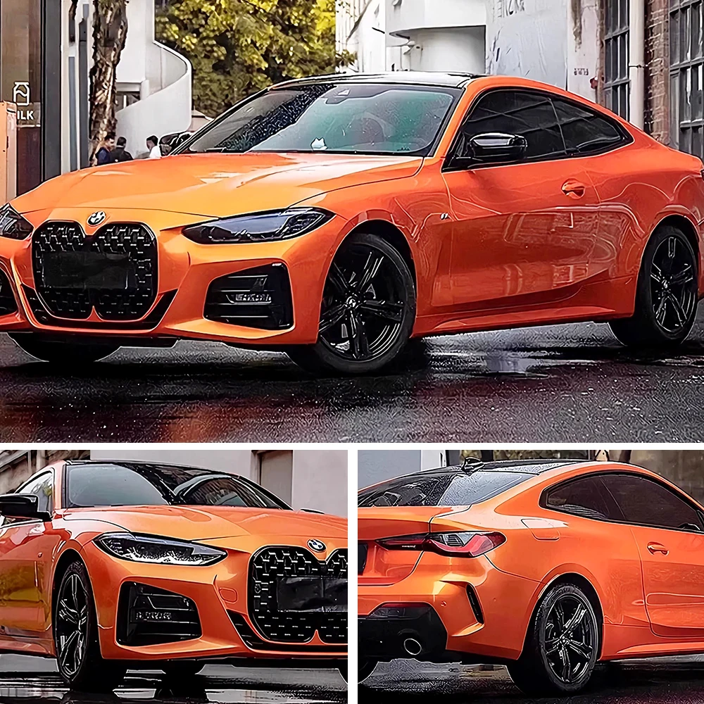 Самая продаваемая ультраяркая металлическая пленка для автомобиля меняющая цвет защищает поверхность краски и меняет
