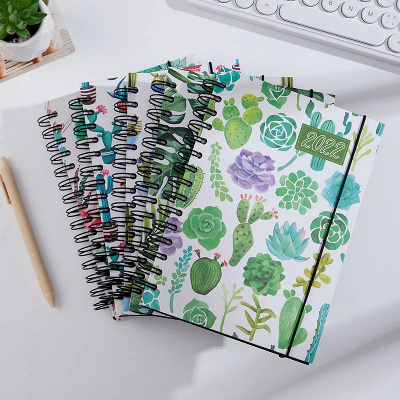 Wholesale Cheap Price A5 Note Book Spiral Journal Diary 2022 Planner Notebooks