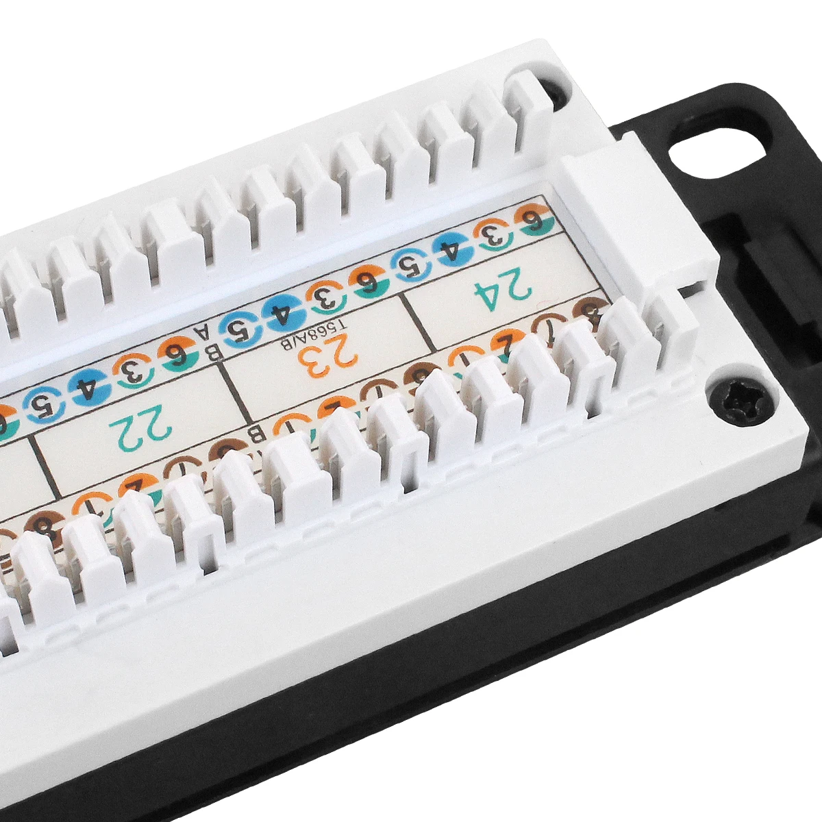 OEM UTP cat5e keystone патч-панель 24 порта CAT6 CAT6A матовая
