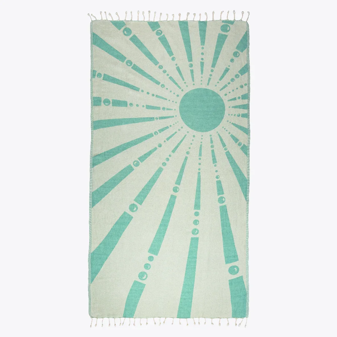 quick dry custom printed jacquard patterned turkish fouta hammam beach towel custom logo