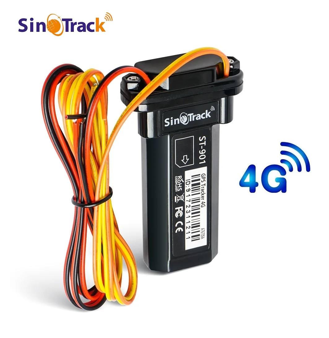 Technology China Wholesale SinoTrack ST 901 Acc Detection 4G GSM GPS Tracker For Motorcycle GPS Tracking Car