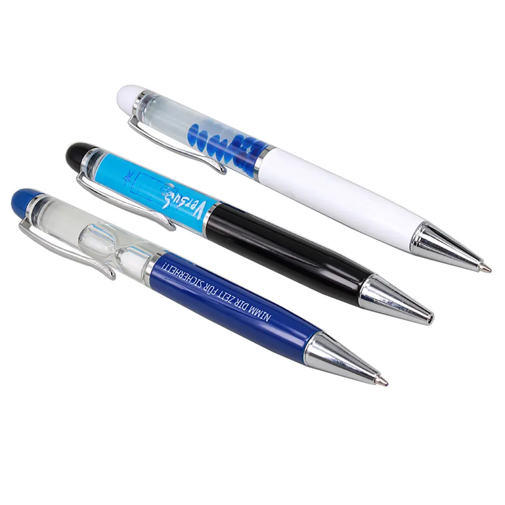 Hot selling manufacture 2D/3D floater Advertising Metal Custom Aqua Design Floating Pens