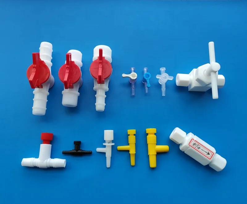4mm 5mm 6mm 8mm Mini Micro plastic aquarium 2 way tubing hose line air flow control valve