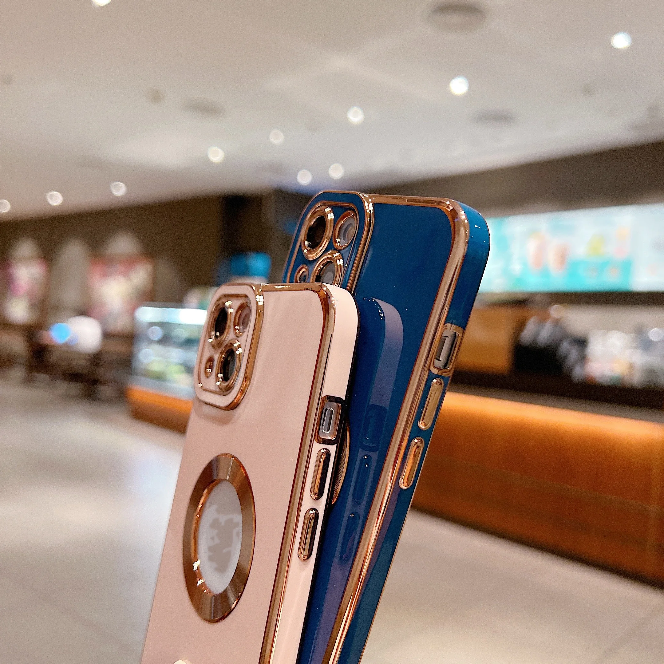 Designer Luxury Plating Phone Case Fashion Electroplate Soft Tpu Telephone Smartphone Cover For Iphone 11 12 13 14 Pro Max