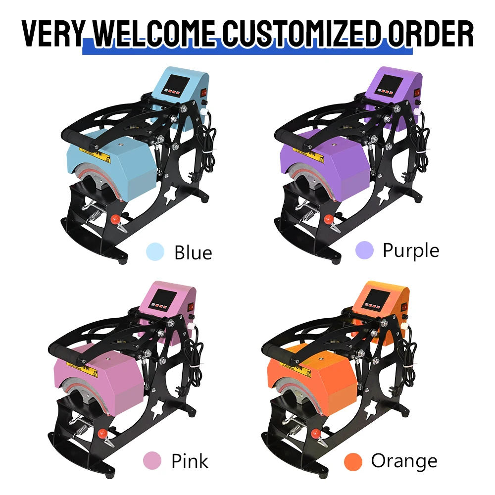 Xingyan Factory Wholesale High Pressure Sublimation Blank Printing Cap Press Machine Heat Press Transfer Hat