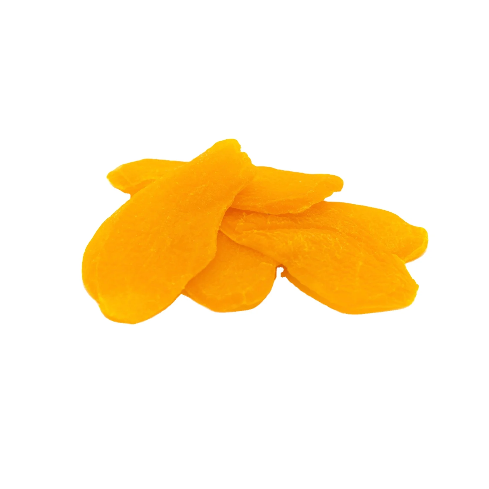 Soft dried mango with natural flavor and color Thailand mango snacks fruit