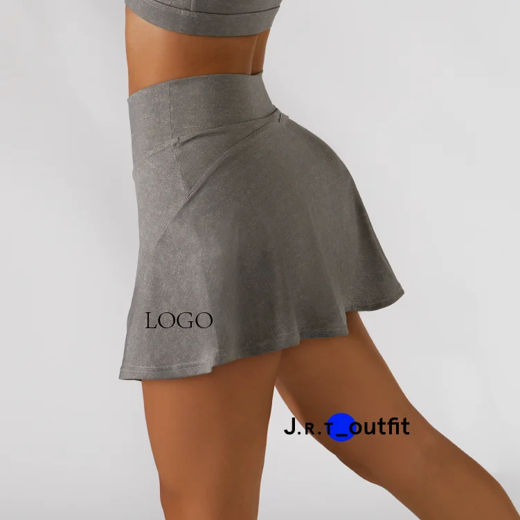 JRT Women Summer Golf Breathable High Waist Nylon Fitness Gym Yoga Tennis Skirt