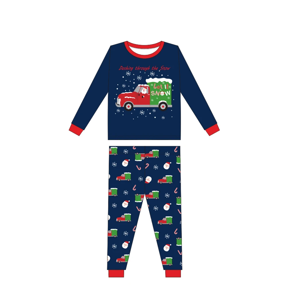 Fashion design Christmas pajamas family clothes set sleepwear 100%cotton new design wholesale ODM/OEM
