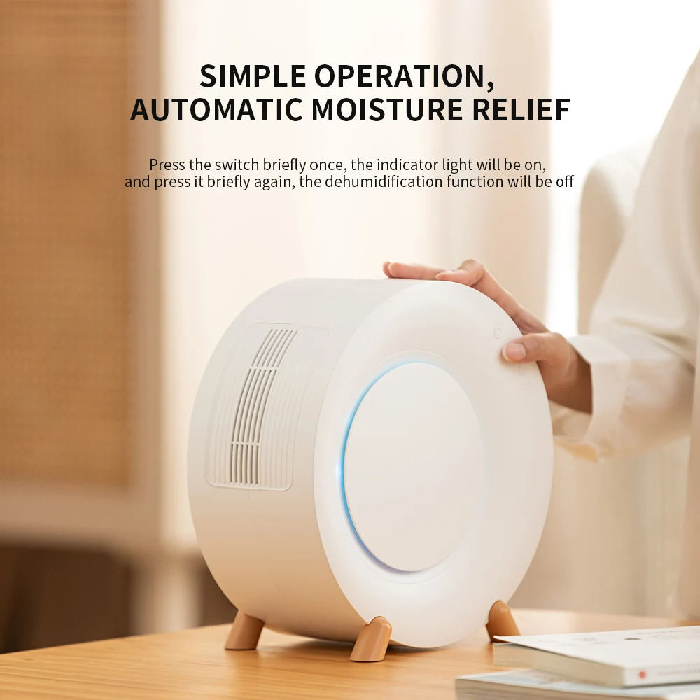 2024 New arrivals portable air dryer desktop removable water tank home mini dehumidifier