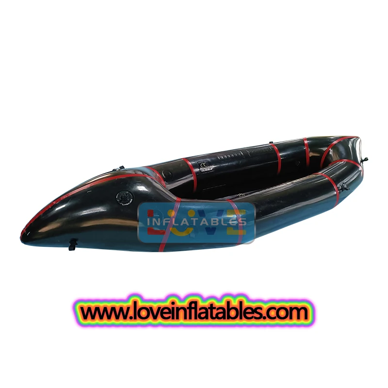 hitewater Packraft Drifting Rowing TPU Drop Stitch Hull Drop Stitch Floor Sport Style Inflatable Kayak Lake Outdoor Grade 4