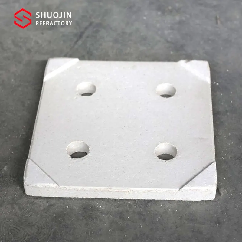 Corundum Mullite Ceramic Push Plate Refractory Ceramic Setter Plate Corundum Cordierite Plates For Furnace Kiln