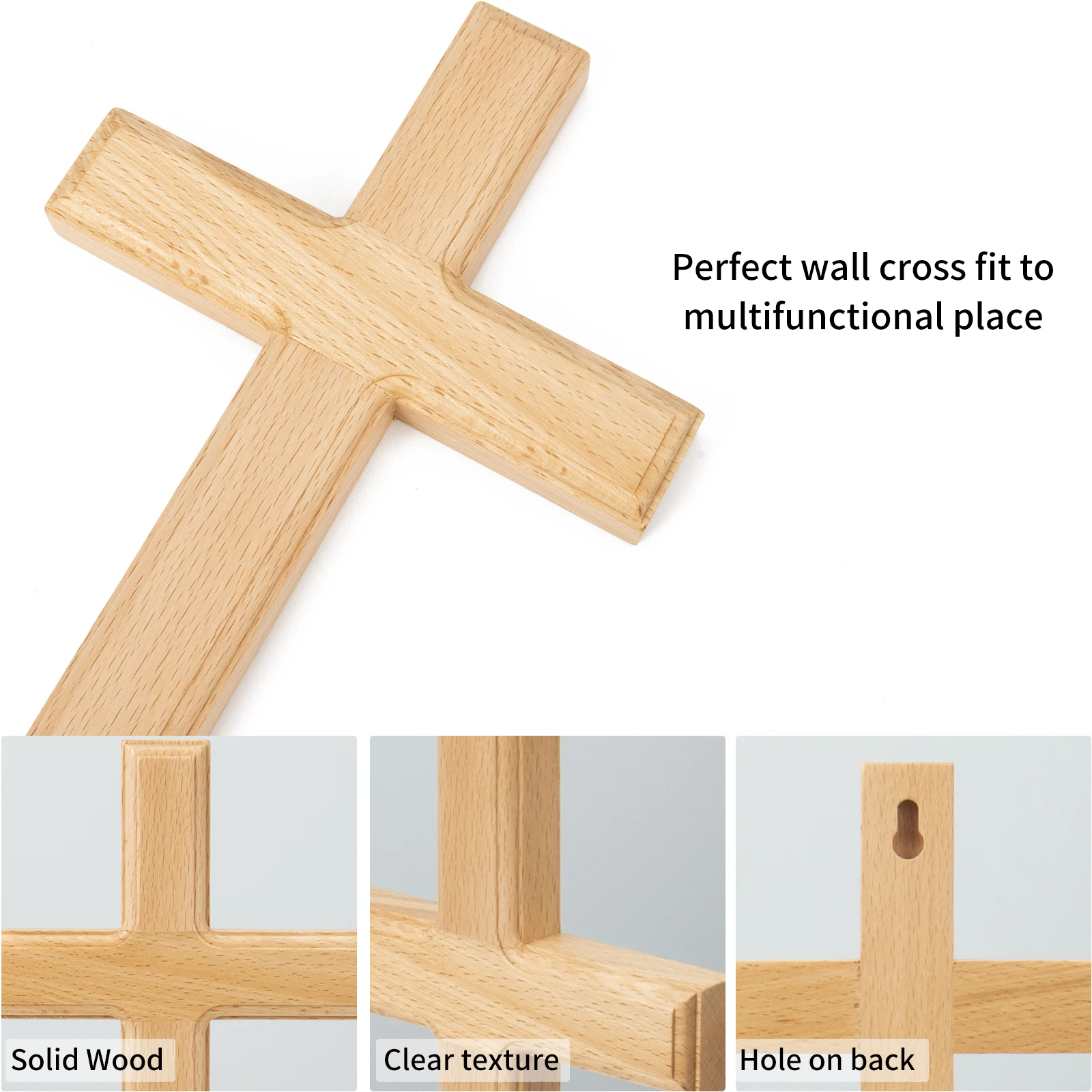 Religious Wooden Crafts Cross Christian Crosses Carved Hand Fit Small Wooden Cross