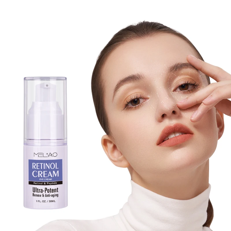 MELAO Tightening Anti-Aging Brighten Hydrate Soothe Dark Circles Puffiness Wrinkle Prevention Retinol Peptide Eye Cream