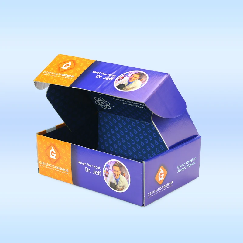 Custom corrugated colored printing android tv boxes tuck mailer set top box packaging and shipping carton wholesale