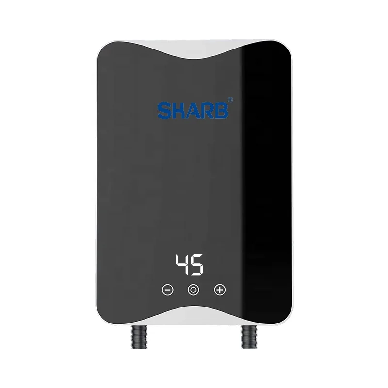 Instant Water Heater Electric Water Heater 5500W Wall Mounted Hot Water Heater with Shower Head Set 220V