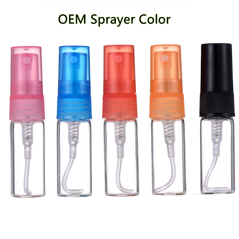 Wholesale Small Pocket 2ml 3ml 5ml 10ml Screw Type Perfume Tester Glass Bottle