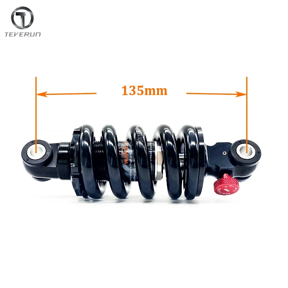 Original Teverun Fighter Mini Adjustable Suspension 135mm KKE Hydraulic Suspension Shock Absorber for Teverun Fighter Mini Pro