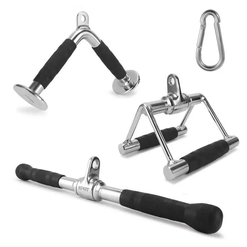Custom Black Pulley System Cable Attachment Set Fitness Equipment Accessories for Weight Lifting