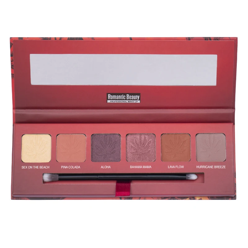 New Original 6 Colors Nude Custom Designs Eyeshadow Palette For Sale