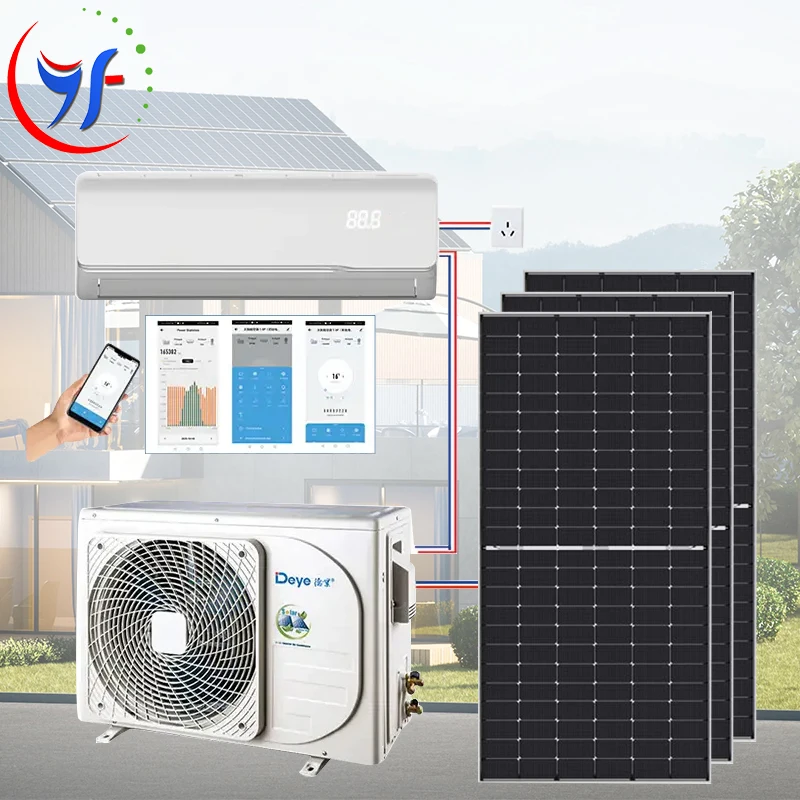 Кондиционер DEYE 12000btu Гибридный с солнечной панелью переменного/постоянного тока