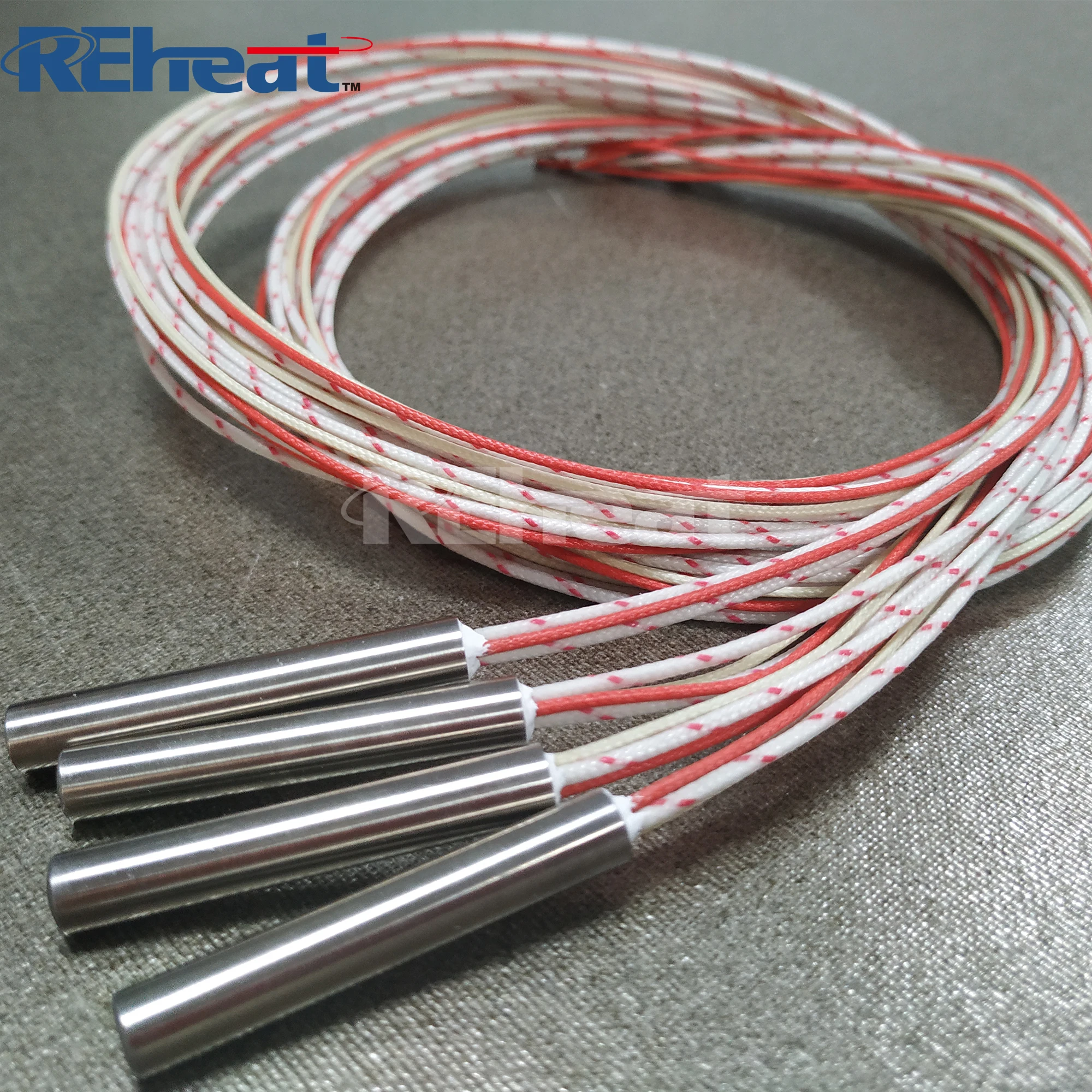 High density 220V electric cartridge heater with thermocouple K type for plastic injection moulds