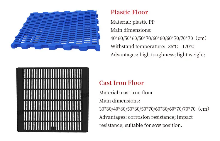 Pig Farm Adjustable Cast Iron Floor Slat Sow Farrowing Crates For Pigs farrowing pen