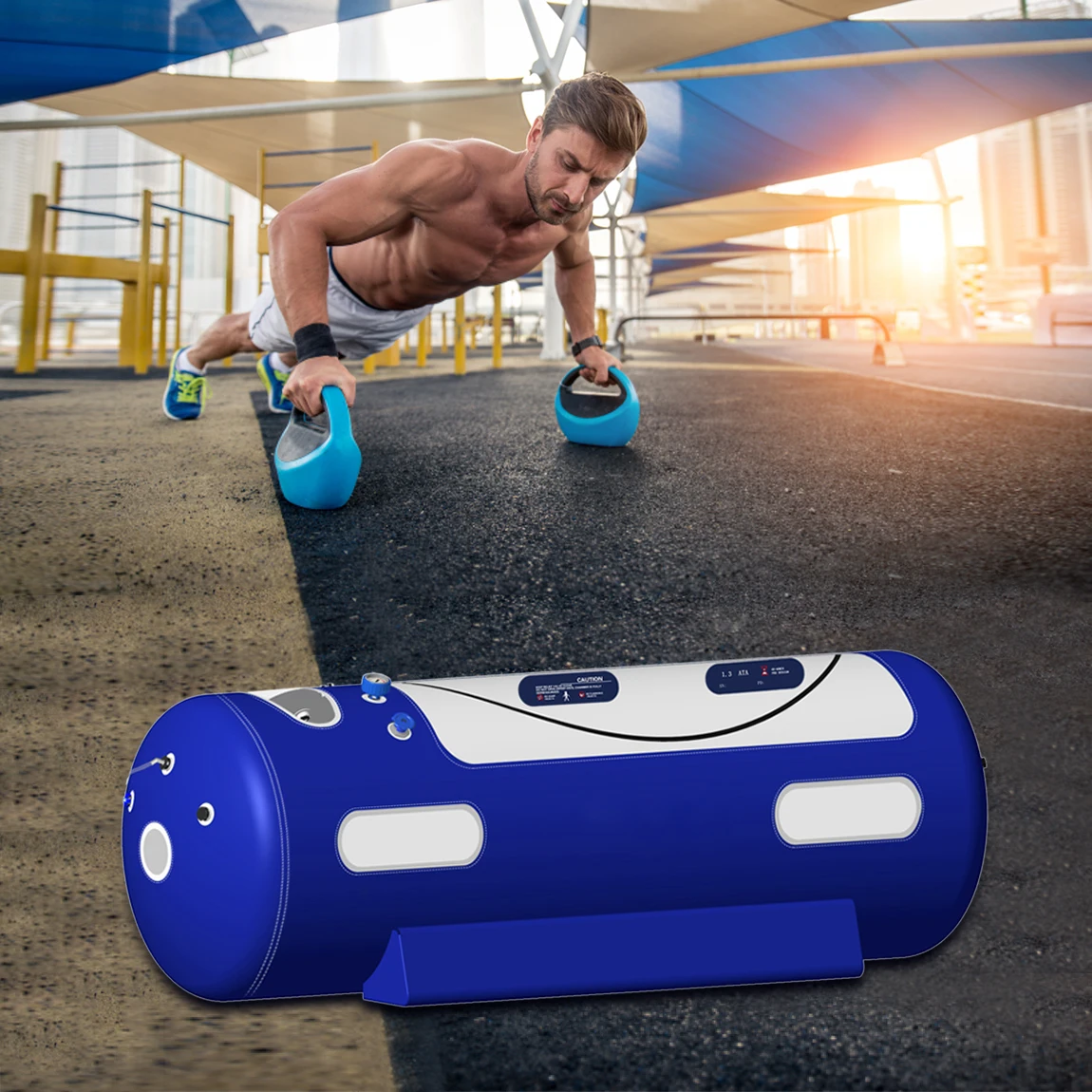 Yilong HBOT Natural Beauty 1.5ATA for ozone sauna spa capsules portable hyperbaric chamber for spa