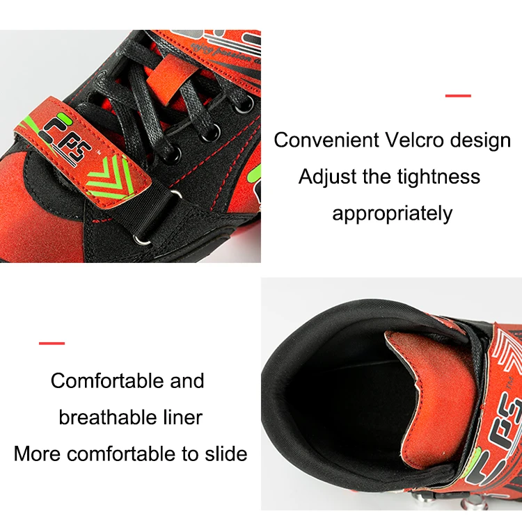 Оптовая продажа мужские и женские популярные большие колеса прочные гоночные ролики из углеродного волокна для скоростного катания по льду взрослых