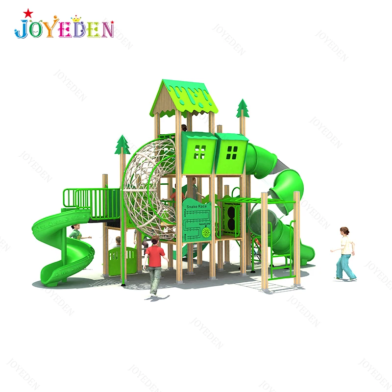 Professional design PE Board commercial outdoor playground children customized amusement park game playground