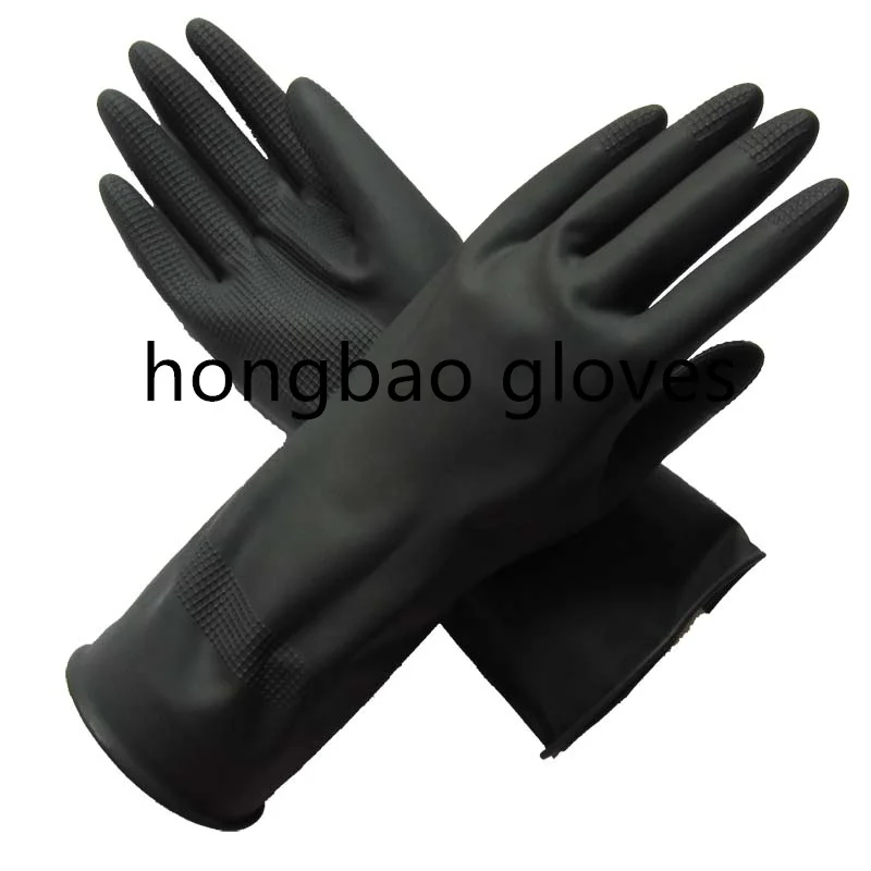 30g black small high quality perm Beauty salons hair waterproof glove latex rubber washing pair  hand cleaning  latex gloves