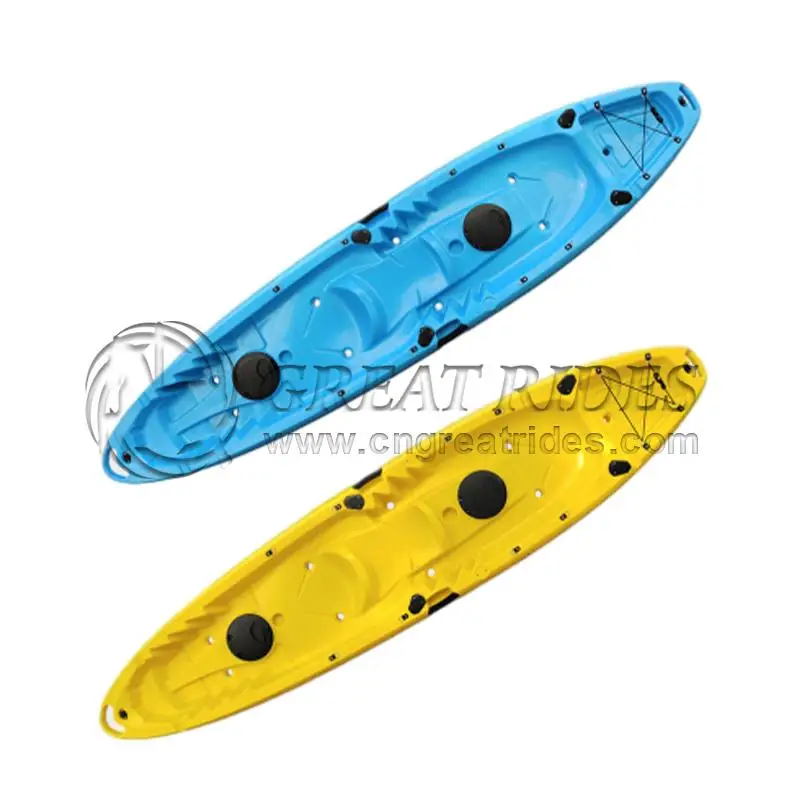 Factory Direct High Quality Plastic Canoes Touring 2 Person Canoe With Accessories