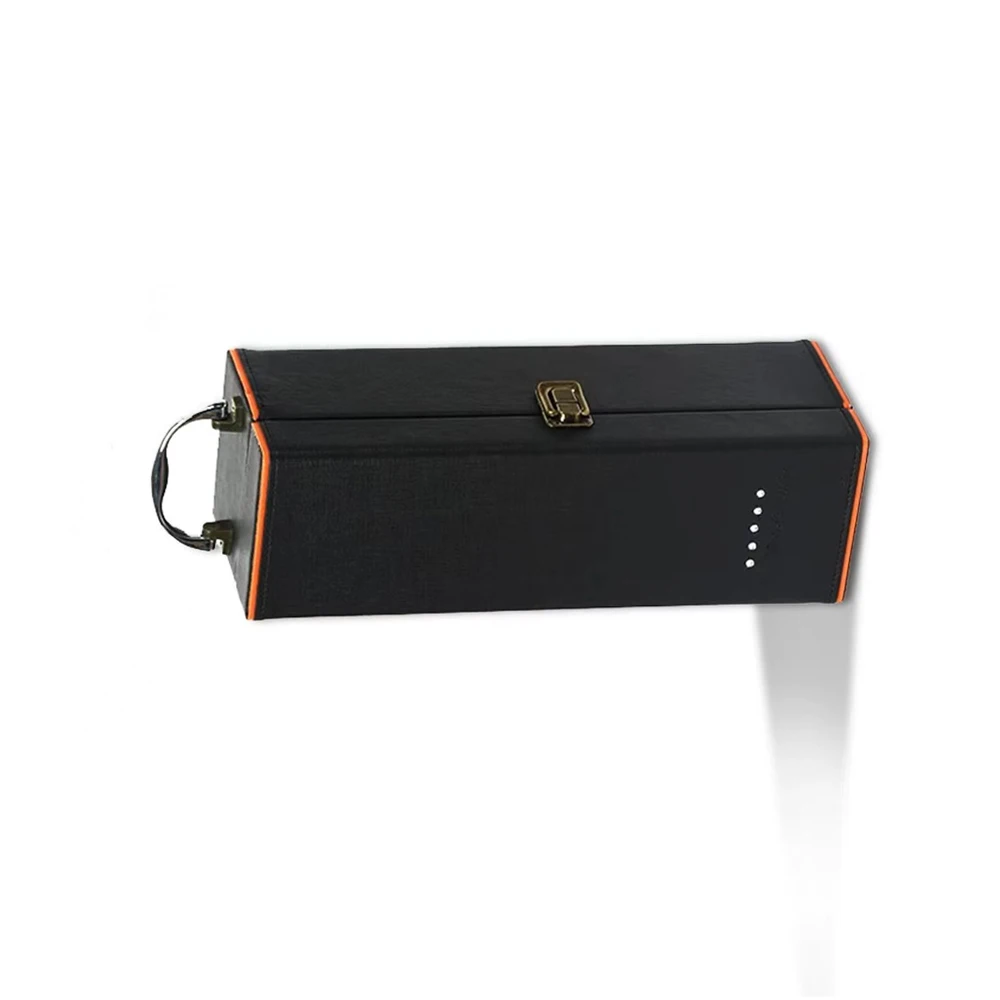 Custom Thick Handles Bag paper wine beer bottle carrier packaging boxes