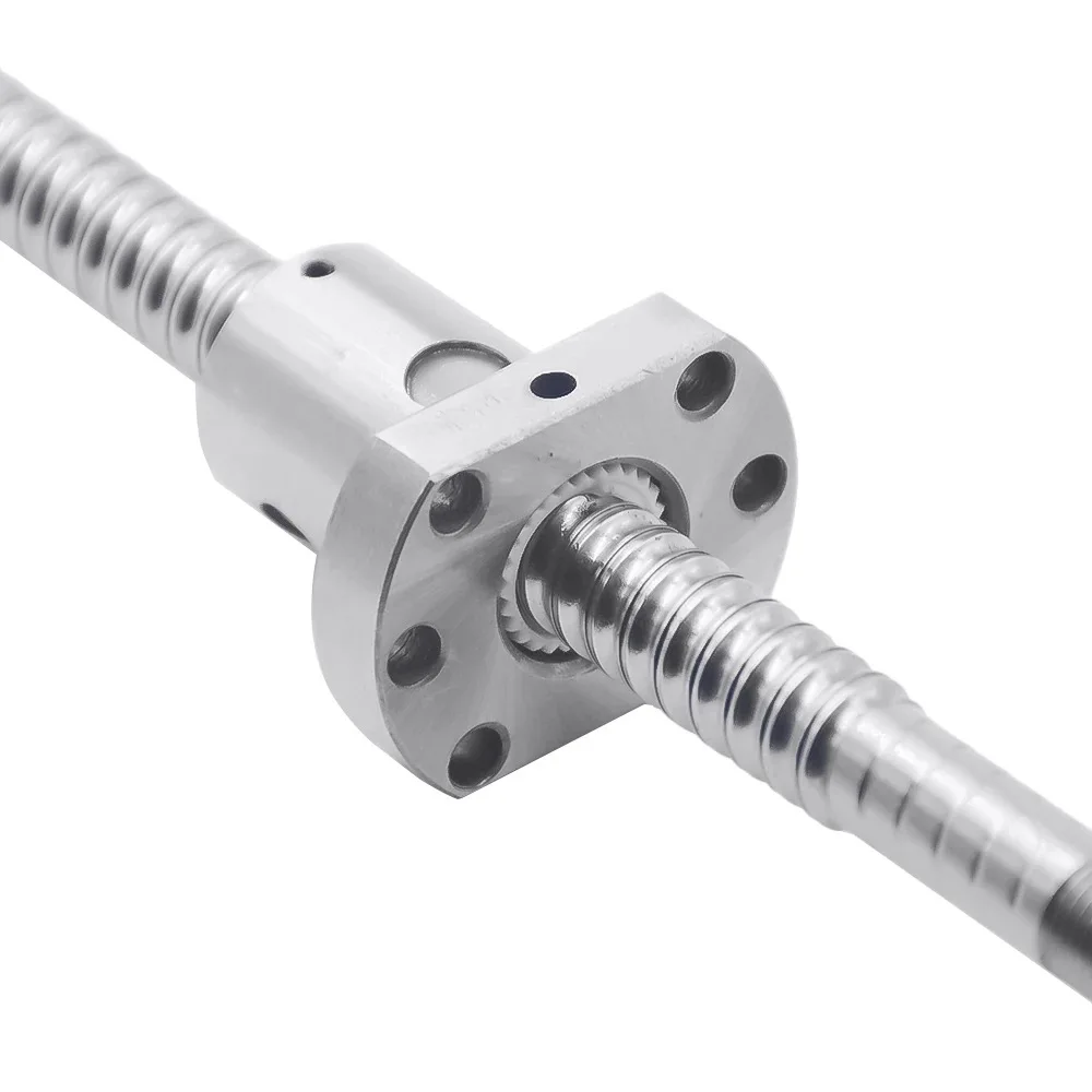 TBI Ball Lead Screw Rolled Thread Ball Bearing SFU1204 Ball Screw 400mm