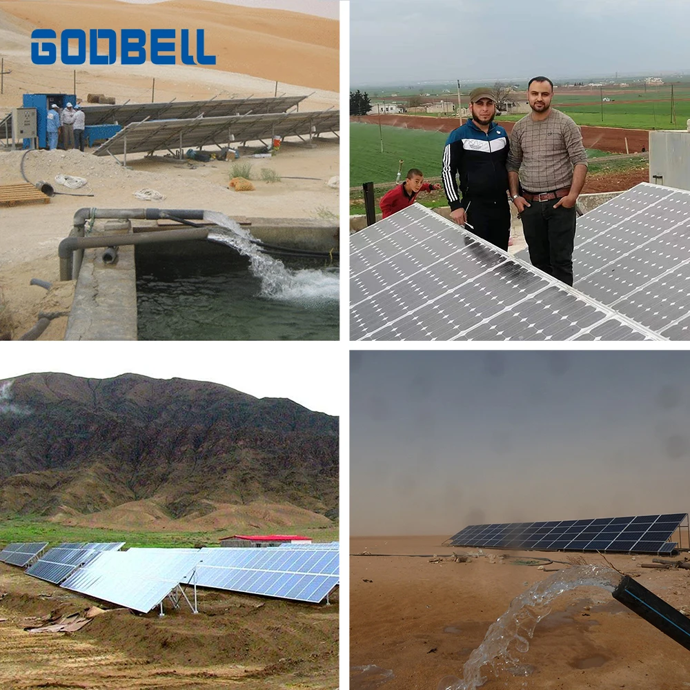 200M 300M 400M 500M High Lift Submersible AC Deep Well Solar Water Pump for Agriculture System