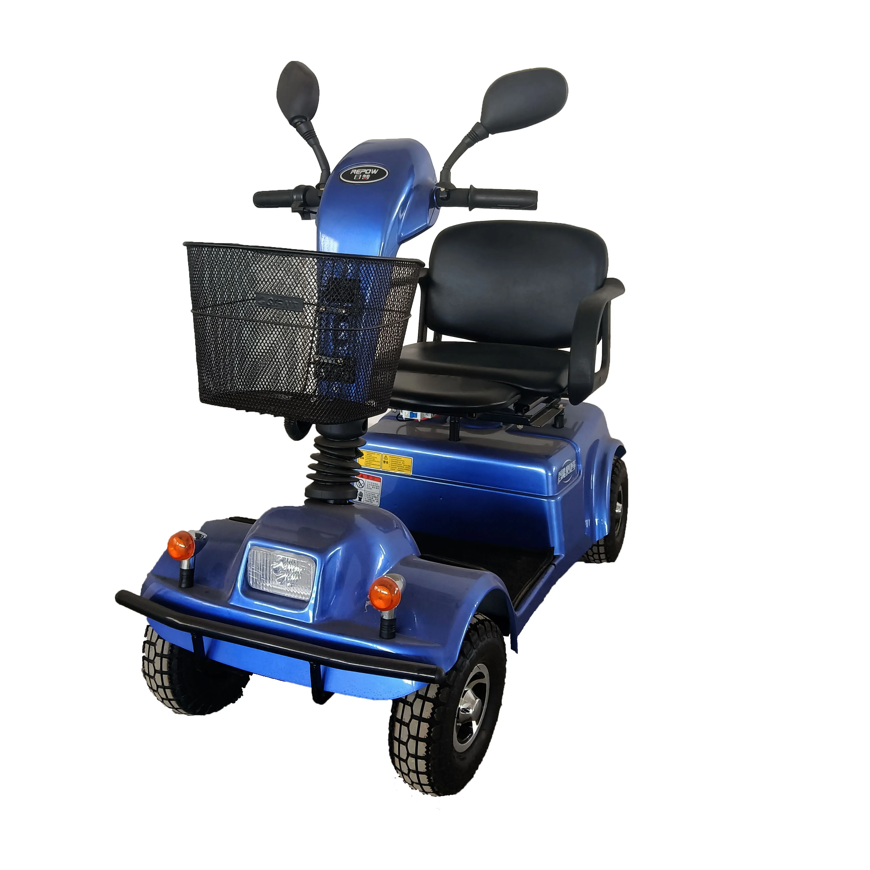 250W 2023 motor Red  4 Wheels four wheel motorcycle  Electric Scooter Disabled Handicapped Folding Mobility Scooter