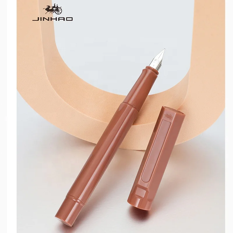 Jinhao 62 Plastic fountain pen with sticker notepad planner pen calligraphy student school signature fountain pen