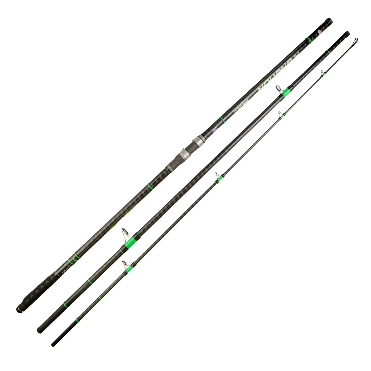 4.2M 4.5m 3 Sections Fuji Guides Carbon Fiber Pole Long Casting Fishing Rods Surfcasting Fishing Rod