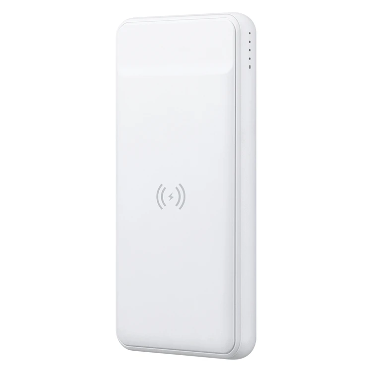 
A power bank that supports wireless charging contains a 10,000 mAh battery 
