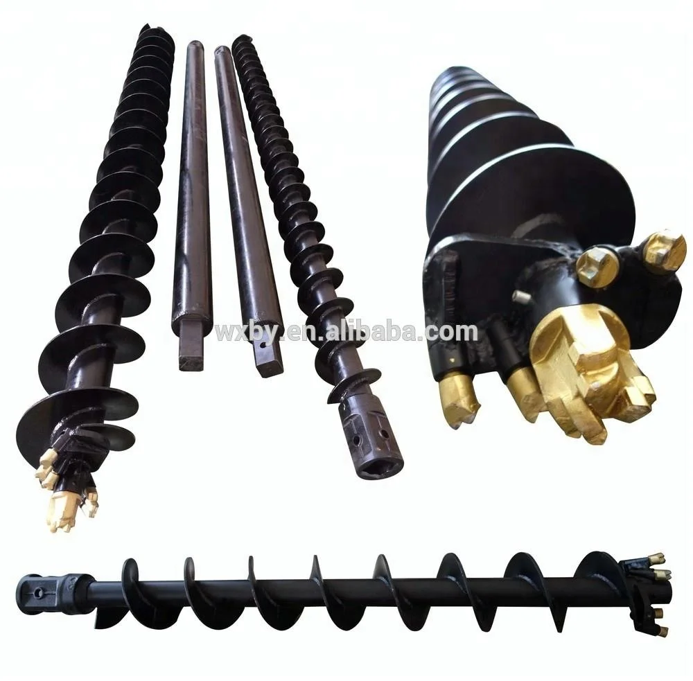 BEYI High Quality  Excavator parts Screw Pile Driver Supplier Auger Drives Hydraulic Earth Auger Drill