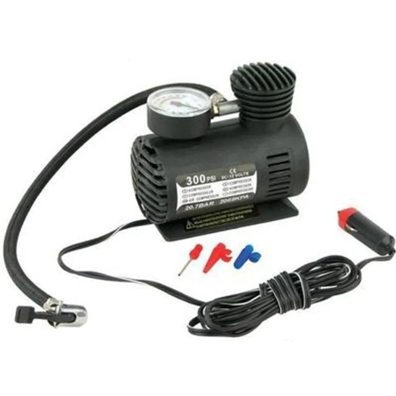 Factory wholesale car (train head) air pump air pump 12V car tire inflator.