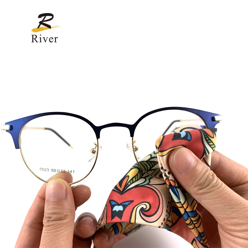 custom print microfiber cleaning pouch glasses pocket