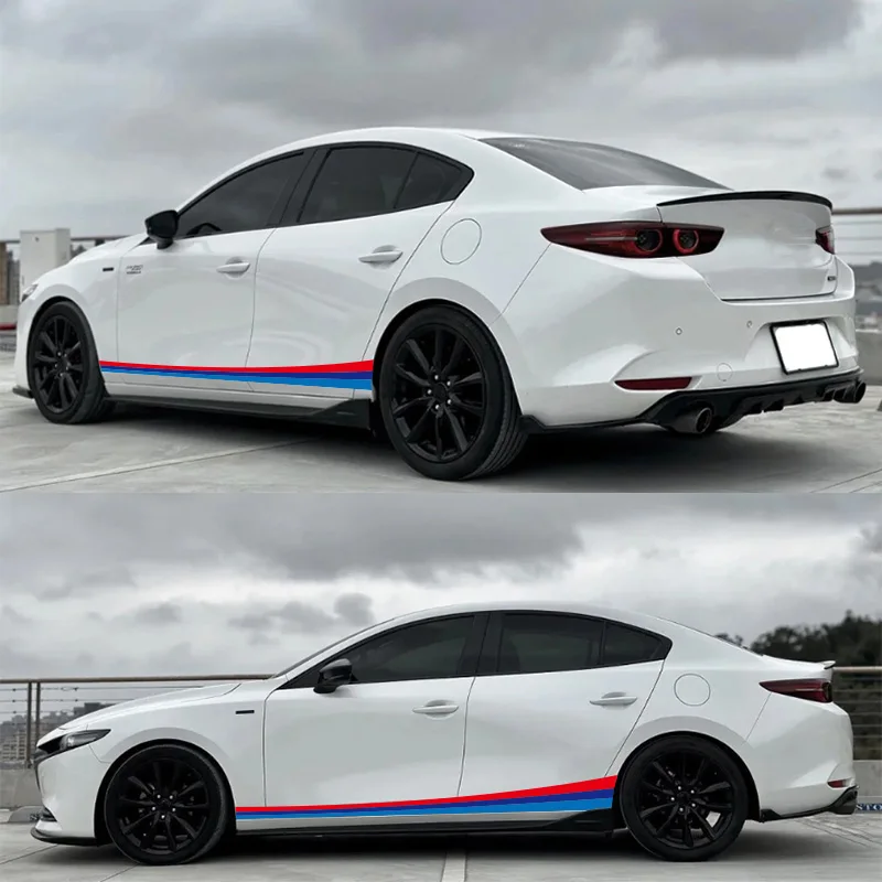 For BMW M3 M5 Car-Style Decoration Grille Vinyl Strip Sticker Decal 210x19cm Film Logo Styling Accessories E46 E60 E90 E92 Cars